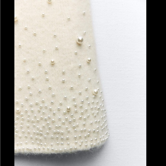 PEARL KNIT MINI SKIRT - Picture 8 of 8